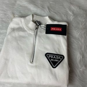 PRADA quarter zip sweater
